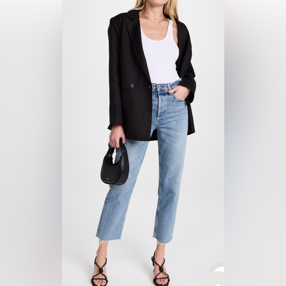 ANTHROPOLOGIE Citizens Of Humanity Florence Blue Ankle Cropped Jeans